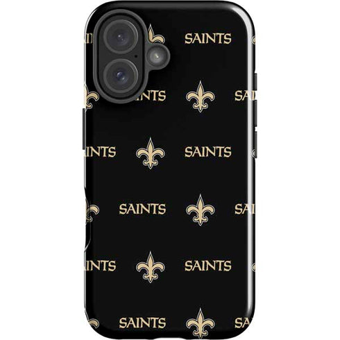NFL New Orleans Saints Blitz Series iPhone 16 Plus Impact Case